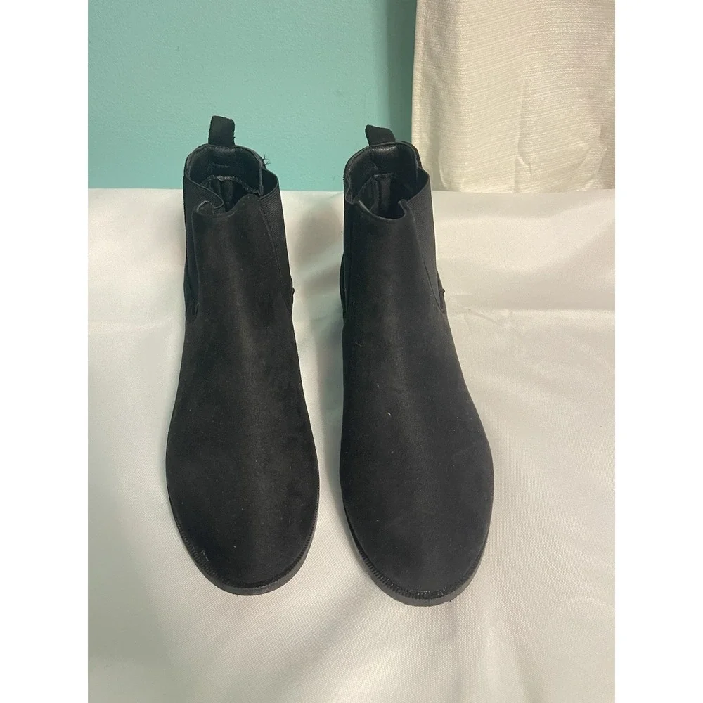 Chelsea Booties Womens‎ Black Casual Boots Size 9 Bin2